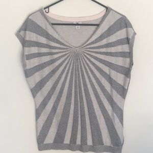 Sparkling silver metallic in a kaleidoscope design